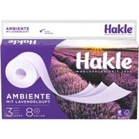 Hakle Lavendel Toilettenpapier 3-lagig 10112 Lavendelduft 8 Rollen à 150 Blatt
