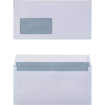 Viking Briefumschläge Mit Fenster DL 220 (B) x 110 (H) mm Abziehstreifen Weiß 80 g/m² 1000 Stück
