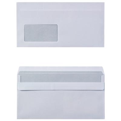 Office Depot Briefumschläge Mit Fenster Kein Standard 235 (B) x 120 (H) mm Selbstklebend Weiß 80 g/m² 1000 Stück