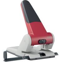 Leitz Registraturlocher 5180 Metall 2-fach Powersave 65 Blatt Rot