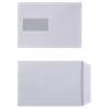 Office Depot Briefumschläge Mit Fenster C5 162 (B) x 229 (H) mm Gummiert Weiß 90 g/m² 500 Stück