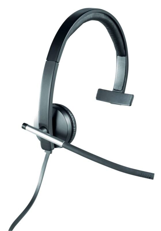 Logitech Verkabelt Headset Kopfbügel Noise Cancelling Microphone Mono H650E Schwarz