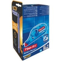 Tipp-Ex Korrekturroller Mouse 4.2 mm x 10 m Weiß 10 Stück + GRATIS 1 BIC Gelocity Quick Dry