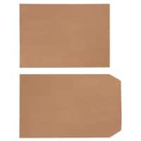Office Depot Briefumschläge Ohne Fenster C5 162 (B) x 229 (H) mm Selbstklebend Braun 90 g/m² 500 Stück