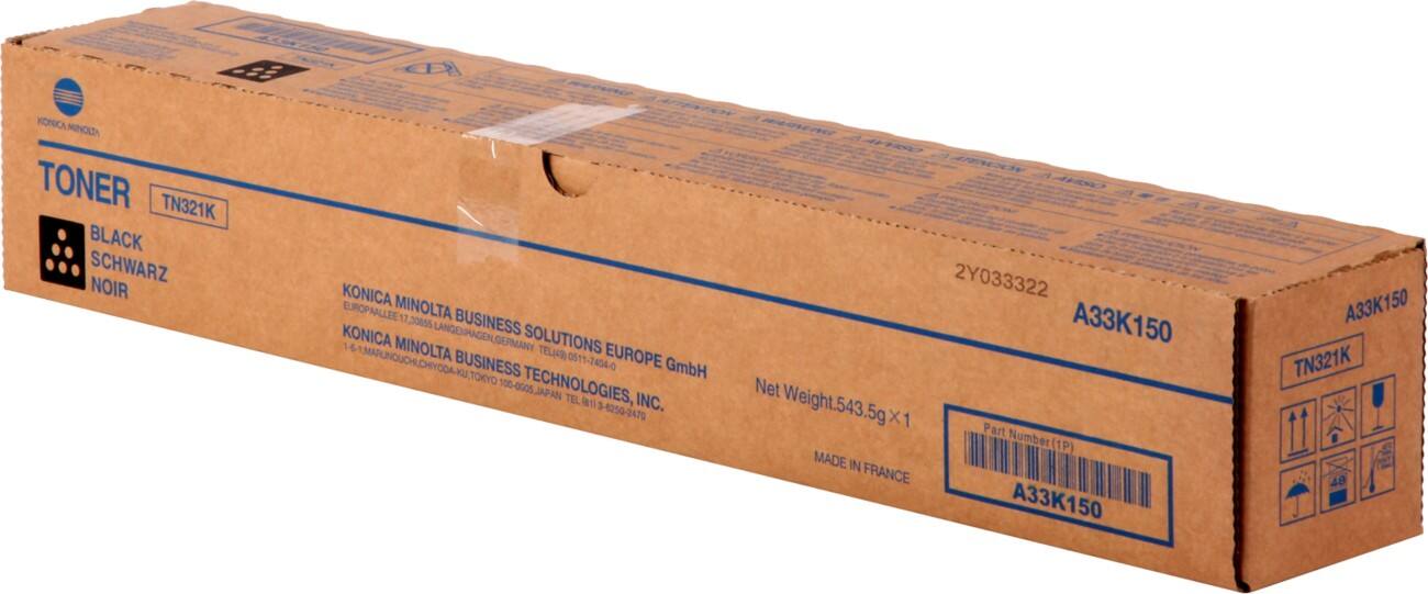 Konica Minolta TN321K Original Tonerkartusche A33K150 Schwarz
