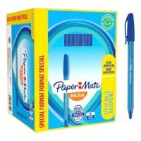 Papermate InkJoy 100 Kugelschreiber Blau Mittel 0.8 mm 100 Stück