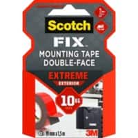Scotch-Fix Montageband Exterior Grau 19 mm x 1,5 m