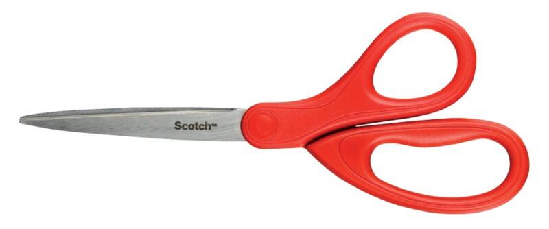 Scotch Universal Geeignet Für Linkshänder Schere 180 mm Edelstahl Rot