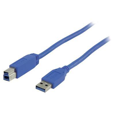 Valueline USB-A zu USB-B Kabel A-Stecker-B-Stecker Blau