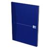 OXFORD Office Essentials Notizbuch DIN A4 Kariert Gebunden Pappe Blau Nicht perforiert 192 Seiten 96 Blatt