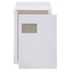 Office Depot Versandtaschen mit Papprückwand C4 100 g/m² Weiß Mit Fenster Abziehstreifen 229 x 324 mm 100 Stück