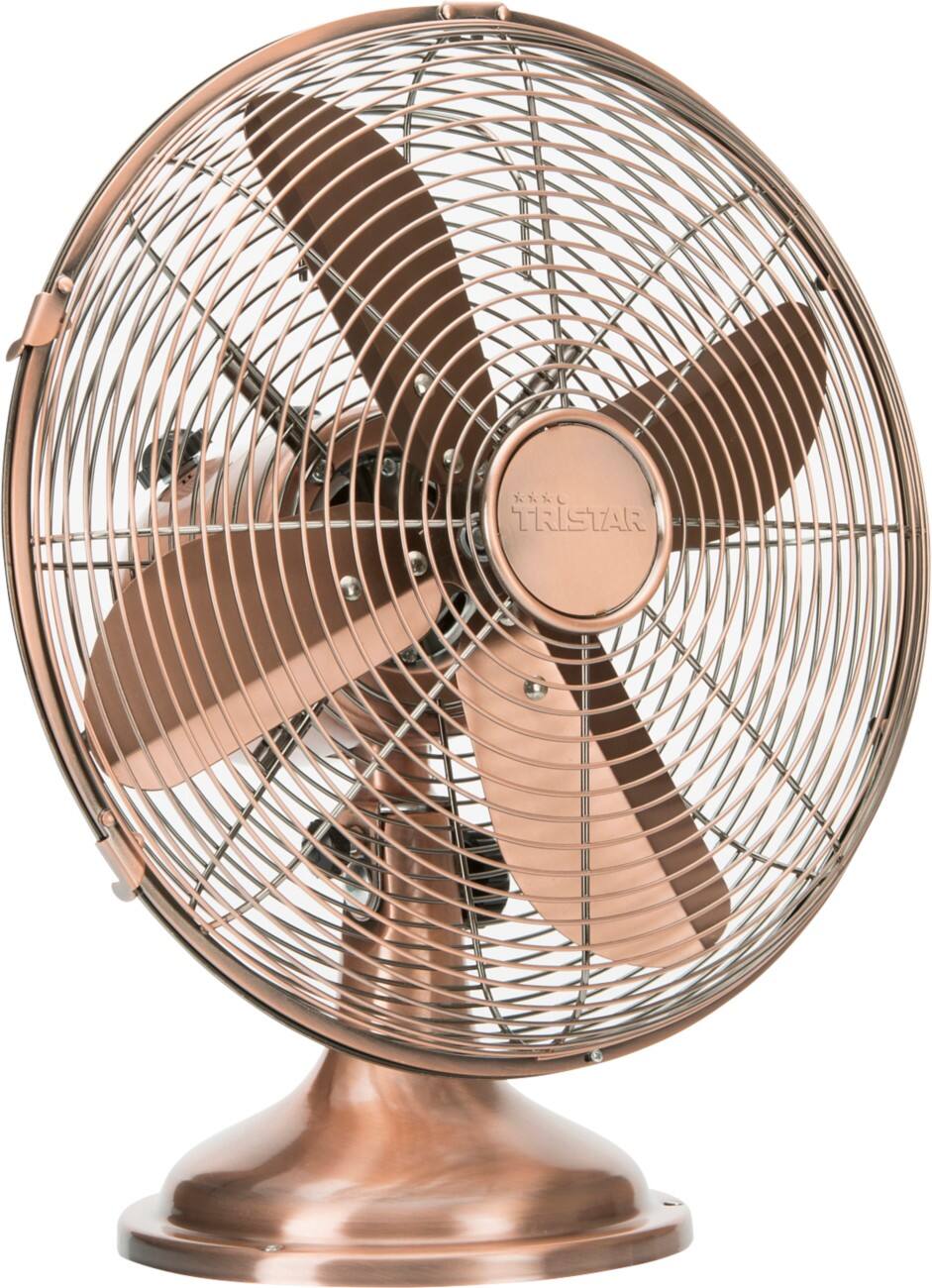 Tristar Tischventilator Retro Design QuickDes VE-5970 30 cm 35 W Kupfer
