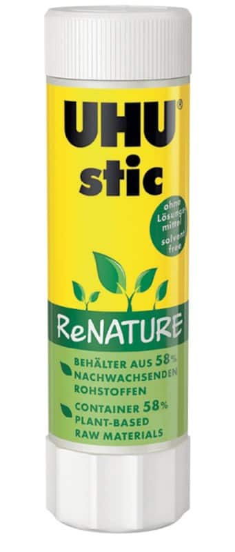 UHU ReNATURE Klebestift Non-permanent Transparent 40 g