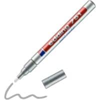 edding 751 Lackmarker Fein Rundspitze Silber
