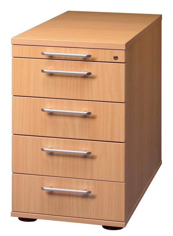 Hammerbacher Standcontainer SC50/6SG Buche 428 x 800 x 760 mm