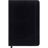 Foray Classic Notebook DIN A5 Kariert Gebunden PP (Polyproplylen) Hardback Schwarz Nicht perforiert 160 Seiten 80 Blatt