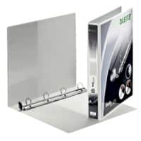 Leitz Präsentations-Ringbuch Pappe, Folie DIN A4+ 4 Ringe 20 mm Weiß