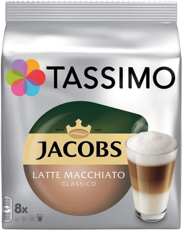 Tassimo Latte Macchiato Kaffeekapseln 8 Stück à 33 g