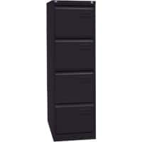 Bisley Light Hängeregistraturschrank IPCCA14633 Schwarz 413 x 622 x 1.321 mm