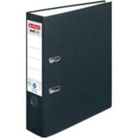 herlitz maX.file nature plus Ordner DIN A4 80 mm Schwarz 2 Ringe 10841369 Pappkarton, PP (Polypropylen) Texturiert Hochformat