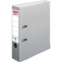 herlitz maX.file Ordner DIN A4 80 mm Grau 2 Ringe Pappkarton Texturiert Hochformat