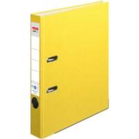 herlitz maX.file Nature Plus Ordner DIN A4 55 mm Gelb 2 Ringe Pappkarton, Packpapier Texturiert Hochformat