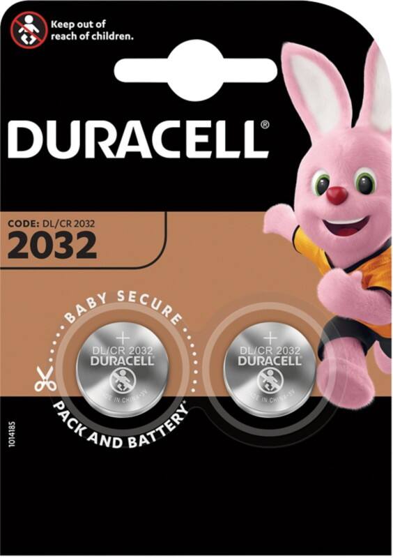Duracell Knopfzellen DL2032B2 CR2032 3 V Lithium 2 Stück