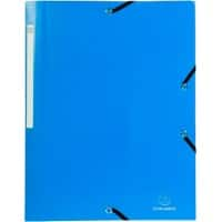 Exacompta Eckspannmappe Forever DIN A4 Blau Polypropylen 24 x 32 cm