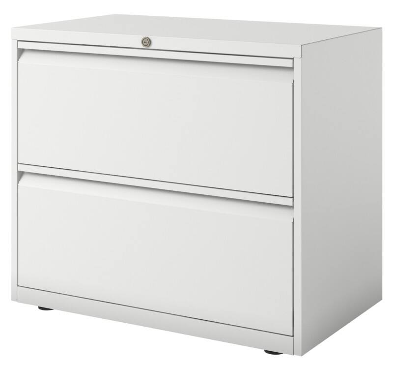 Bisley Schubladenschrank Essentials 2 Schübe Lichtgrau 800 x 470 x 1.000 mm