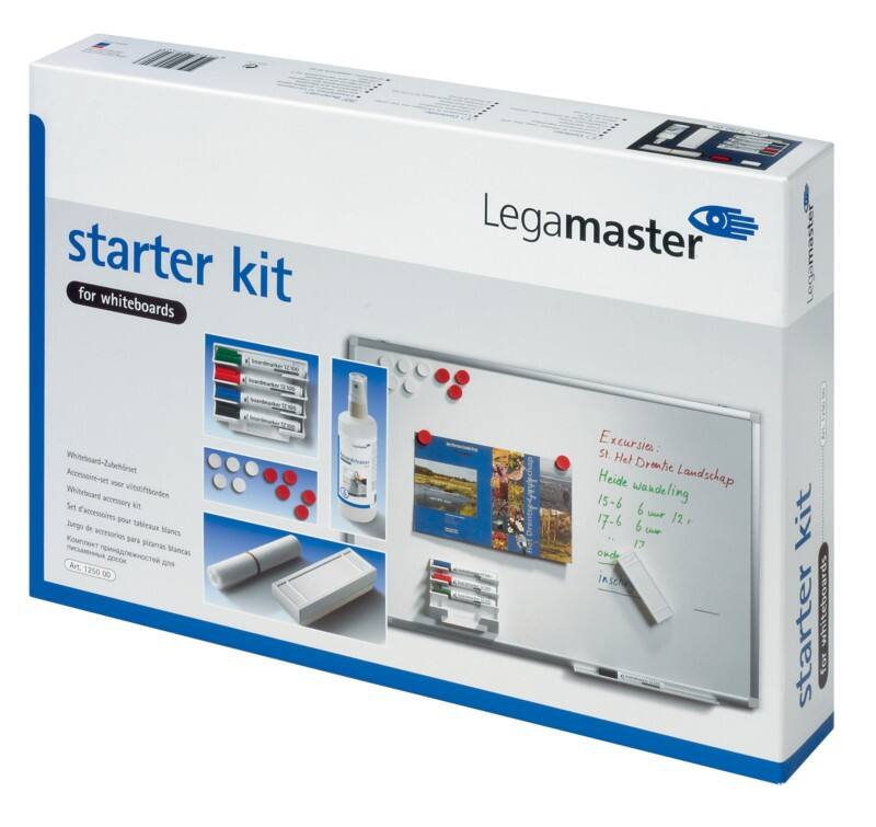 Legamaster Whiteboard-Starterkit 7-125000 Farbig sortiert 24 x 35 cm