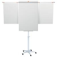 Nobo Impression Pro Mobiles Flipchart Magnetisch Ausklappbare Verlängerungsarme Nano Clean™ Stahl Weiß 70 x 190 cm