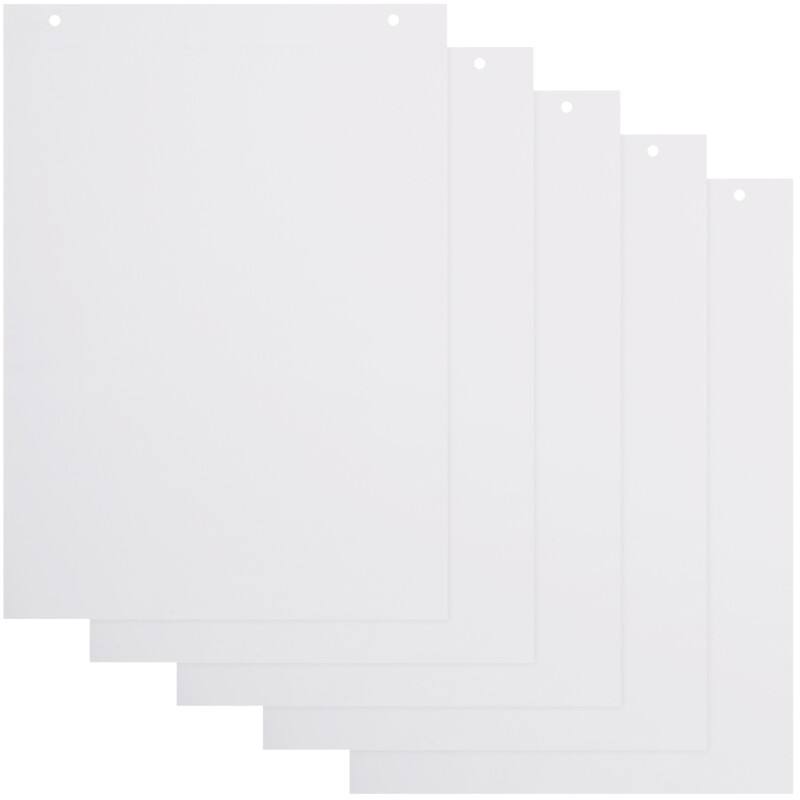 Viking Flipchart-Papier Blanko Euro 50 g/m² 5 Stück à 50 Blatt