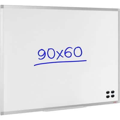 Office Depot wandmontierbares magnetisches Whiteboard lackierter Stahl 90 x 60 cm