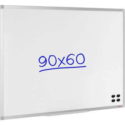 Viking wandmontierbares magnetisches Whiteboard Emaille Superior 90 x 60 cm