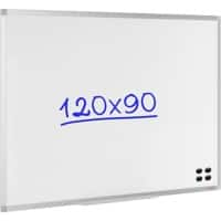 Viking wandmontierbares magnetisches Whiteboard Emaille Superior 120 x 90 cm