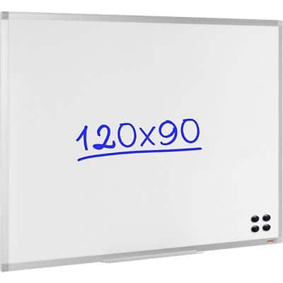 Viking wandmontierbares magnetisches Whiteboard Emaille Superior 120 x 90 cm