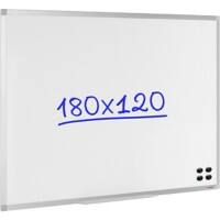 Viking wandmontierbares magnetisches Whiteboard Emaille Superior 180 x 120 cm