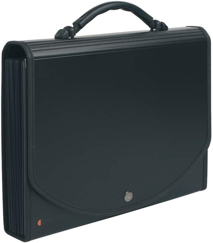Exacompta Fächermappe Exactive 330 x 250 mm Schwarz Polypropylen 13 Fächer 33 x 5 x 26 cm
