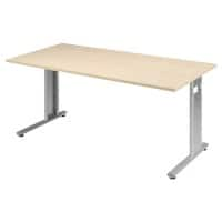 Geramoebel Schreibtisch Speed Office Ahorn-Nb. 1.600 x 450 x 1.000 x 68 - 82 mm