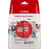 Canon CLI-581 Original Tintenpatrone 2106C005 Schwarz, cyan, magenta, gelb 4 Stück Multipack