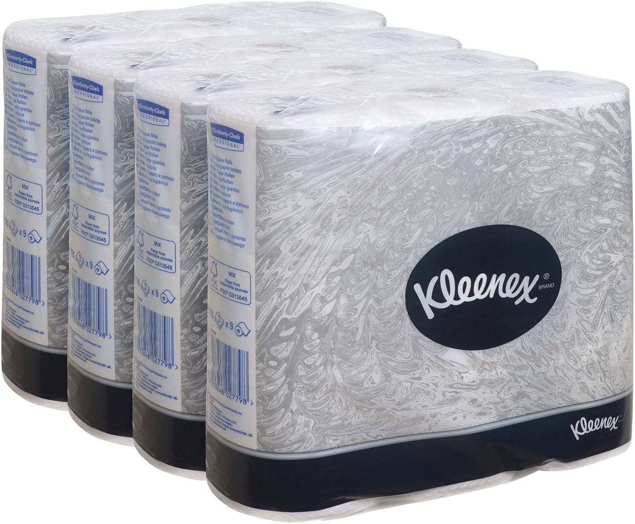 Kleenex Toilettenpapier Profi Line 3-lagig 36 Rollen à 180 Blatt