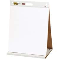 Post-it Super Sticky Flipchartblock Blanko Nicht gelocht 50,8 x 58,4 cm Weiß 20 Blatt