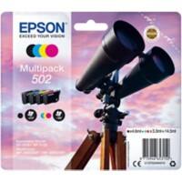 Epson 502 Original Tintenpatrone C13T02V64010 Gelb Multipack 4 Stück