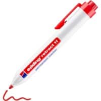 edding Retract 11 Permanentmarker Mittel Rundspitze Rot