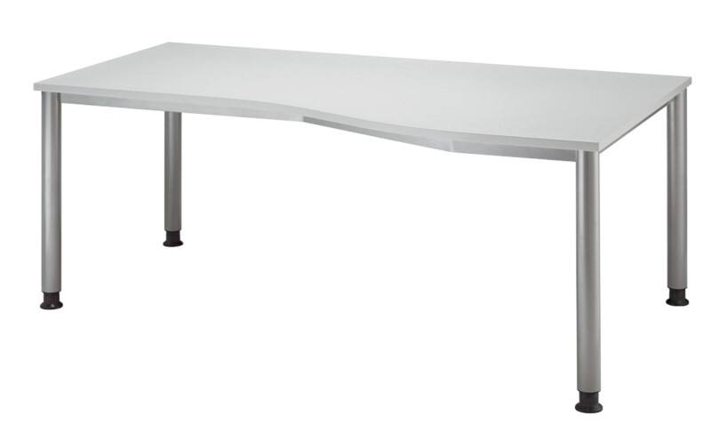 Hammerbacher H-Serie Schreibtisch Freiform 4 Füße 1.800 (B) x 1.000 (T) x 680 (H) mm Melamin