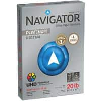 Navigator Platinum Digital Druckerpapier 75 g/m² Glatt Weiß 5 Pack à 500 Blatt