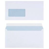 Office Depot Briefumschläge Mit Fenster C6/5 229 (B) x 114 (H) mm Abziehstreifen Weiß 100 g/m² 500 Stück