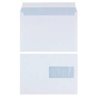 Office Depot Briefumschläge Mit Fenster C5 229 (B) x 162 (H) mm Abziehstreifen Weiß 100 g/m² 500 Stück