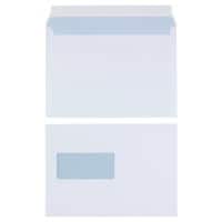 Office Depot Briefumschläge Mit Fenster C5 229 (B) x 162 (H) mm Abziehstreifen Weiß 100 g/m² 500 Stück