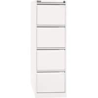 Bisley Hängeregistraturschrank 3643696 4 Schübe Verkehrsweiß 413 x 622 x 1.321 mm